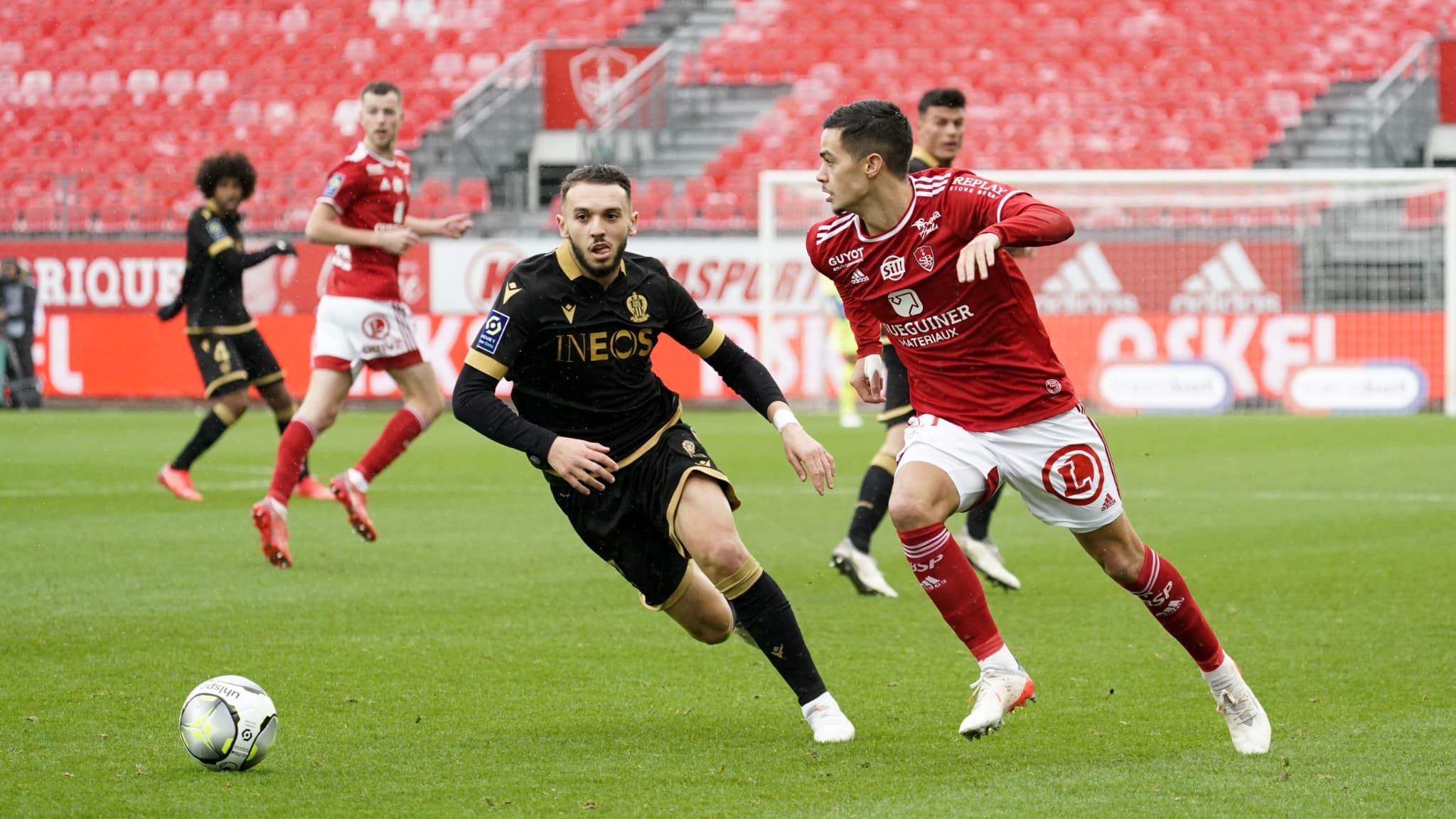 Nice – Brest : les compositions officielles