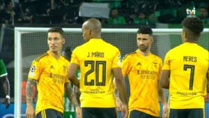 LDC: Maccabi 1-1 Benfica (mi-temps)