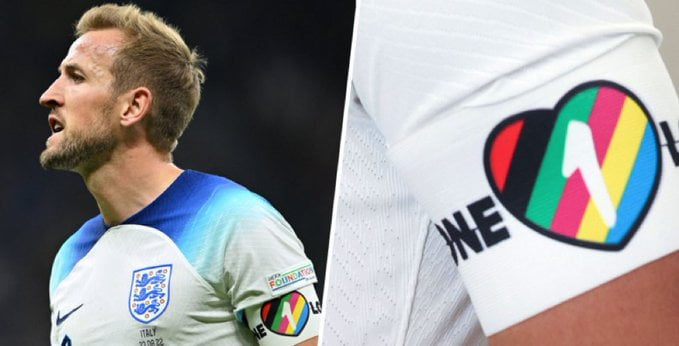 Angleterre: Brassard Arc-en-ciel, Kane confirme mais risque une sanction