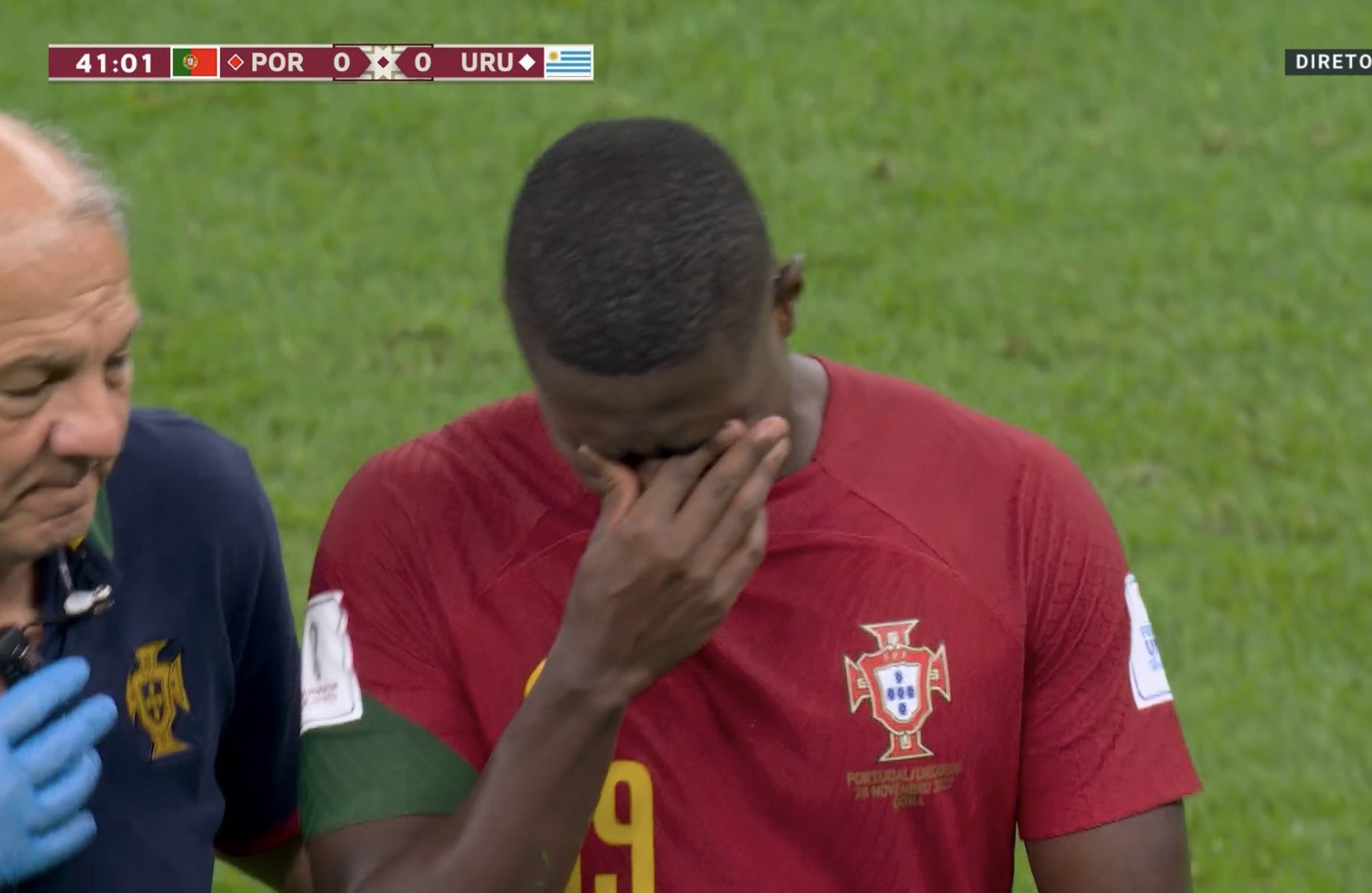 CDM: Le Portugal et le PSG tremblent pour Nuno Mendes, blessé