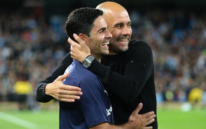 Man City: Guardiola séduit par le jeu d’Arsenal