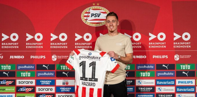Dortmund: Hazard file au PSV en prêt (Officiel)