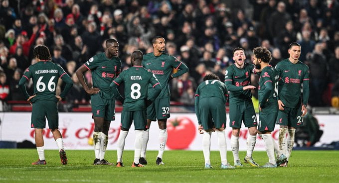Premier League: Liverpool laisse des plumes à Brentford
