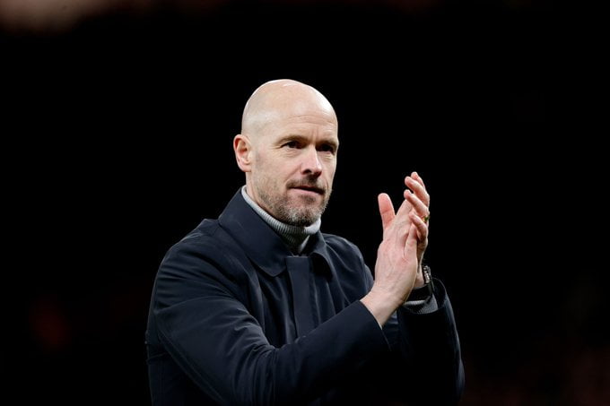 Man Utd: les mots de Ten Hag à la mi-temps