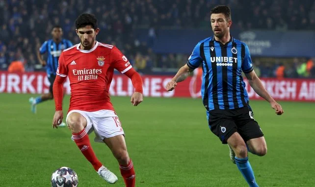 Benfica-Bruges: Les compositions officielles