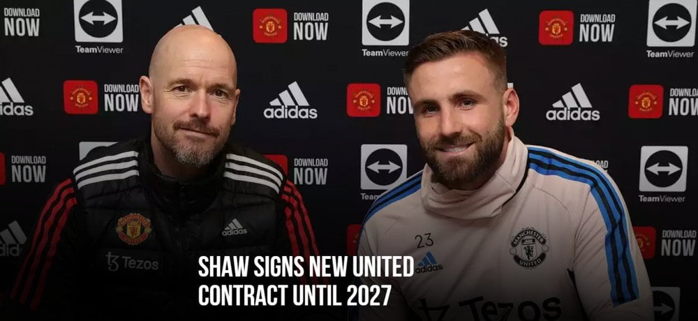 Officiel: Luke Shaw prolonge à Manchester United jusqu’en 2027