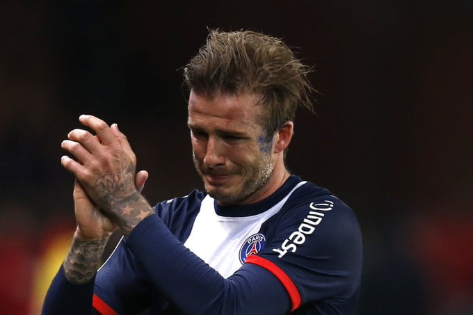 Beckham rend hommage au PSG