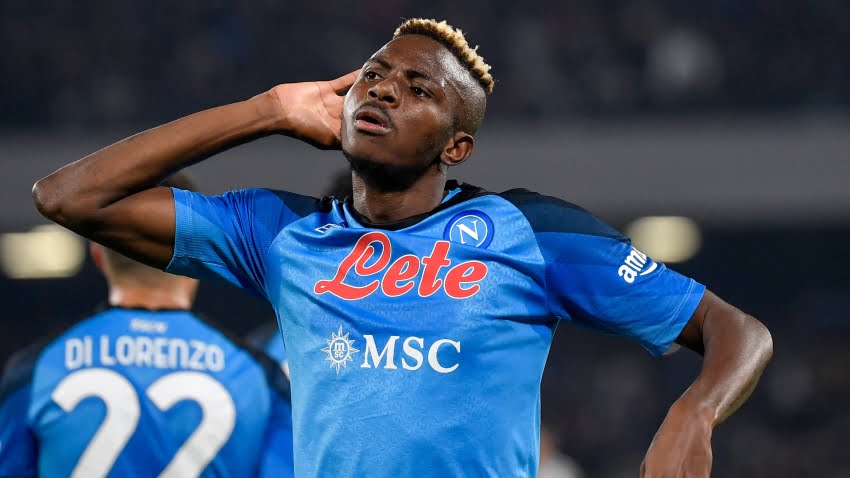 Naples: Victor Osimhen bientôt de retour à l’entrainement collectif