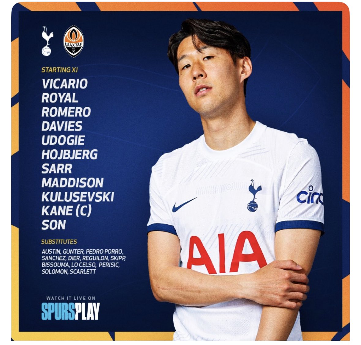 Harry Kane, capitaine des Spurs lors d’un match amical contre Shakhtar