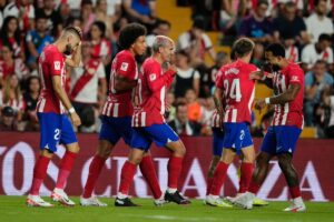 L’Atlético Madrid réalise un record de 7 buts en match officiel contre Vallecas