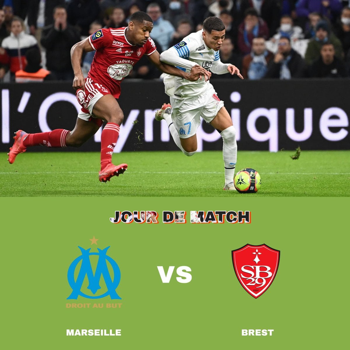 L’OM en quête de victoire face à Brest après le nul face à Metz