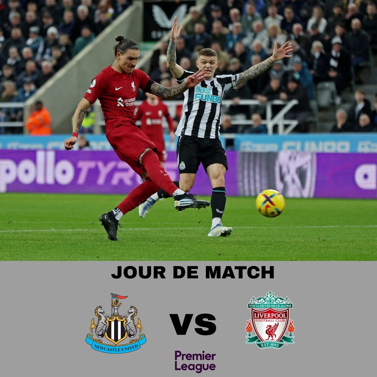 Liverpool face à Newcastle : une confrontation historique