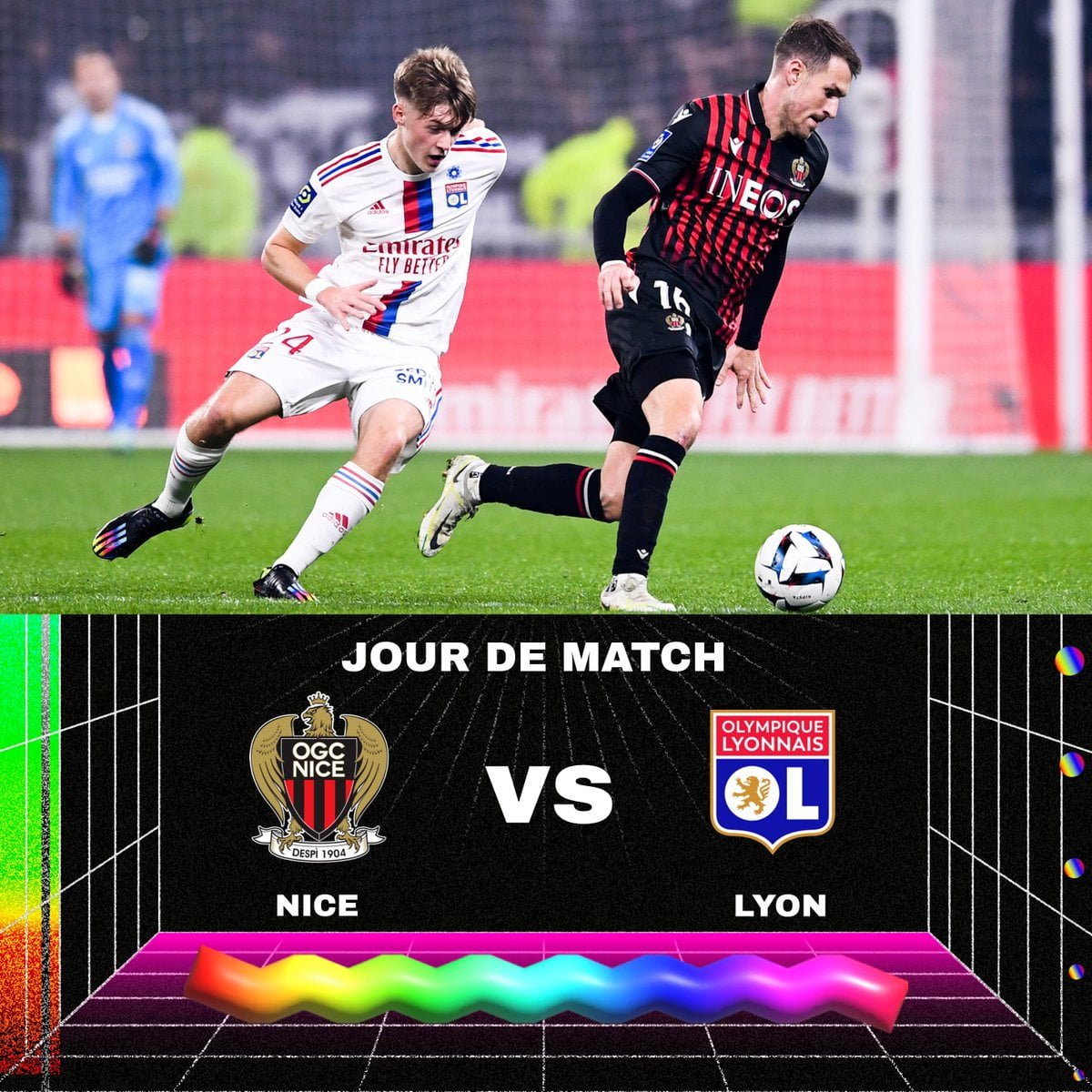 Rencontre Ligue 1: OGC Nice reçoit l’Olympique Lyonnais à l’Allianz Riviera