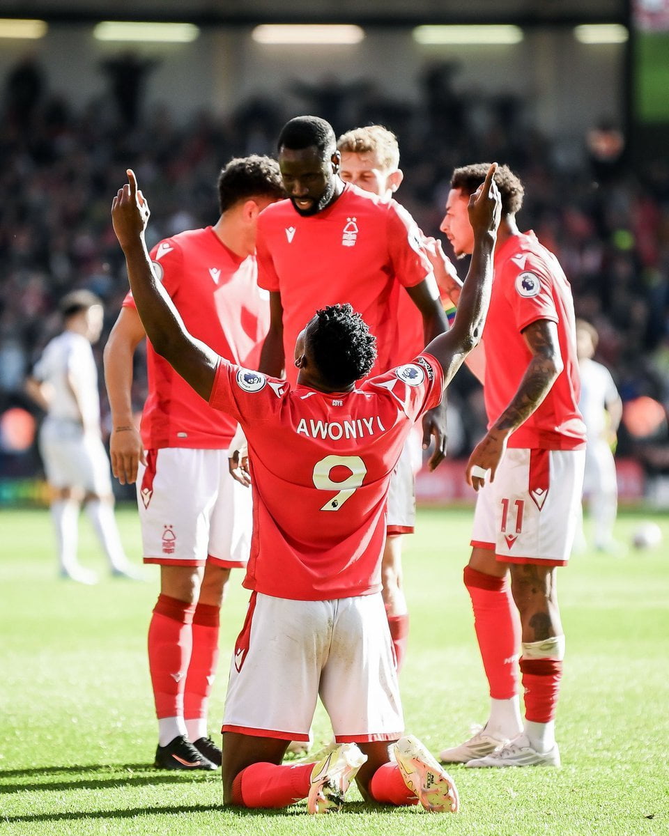 Taiwo Awoniyi, une série impressionnante de buts avec Nottingham Forest en Premier League