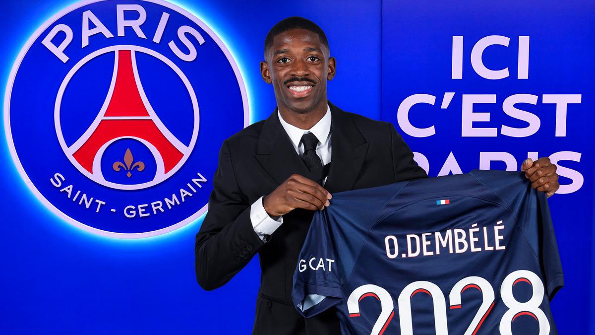Transfert officiel d’Ousmane Dembélé au Paris Saint-Germain