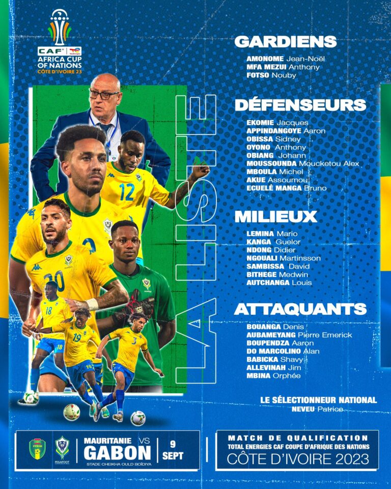 Gabon : Aubameyang de nouveau dans la liste des sélectionnés…
