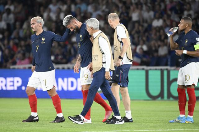 EdF : sortie sur blessure hier Giroud donne de ses nouvelles !