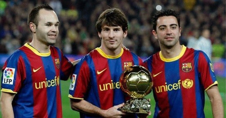 Barça : Iniesta fait une déclaration sur Messi et Xavi