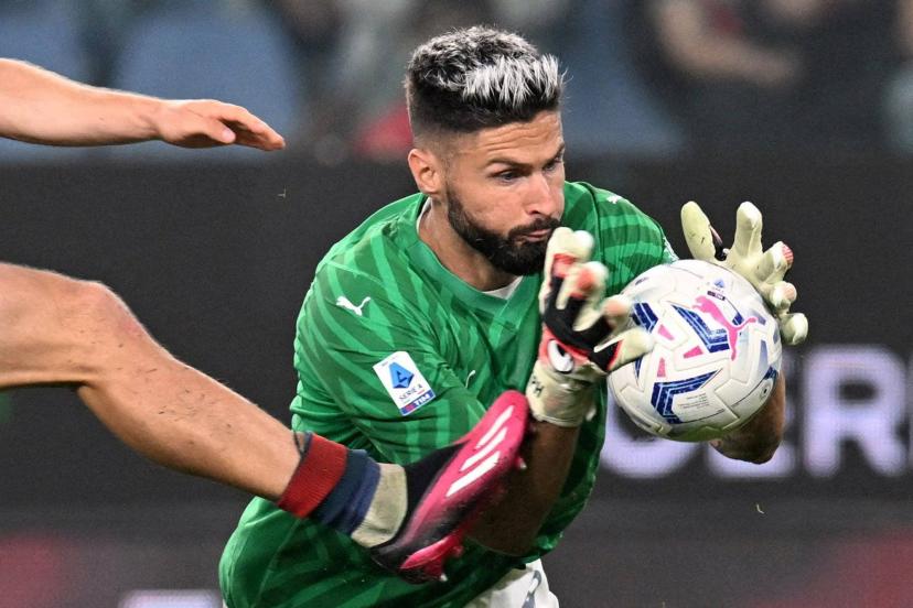 Serie A: Olivier Giroud élu gardien de la semaine
