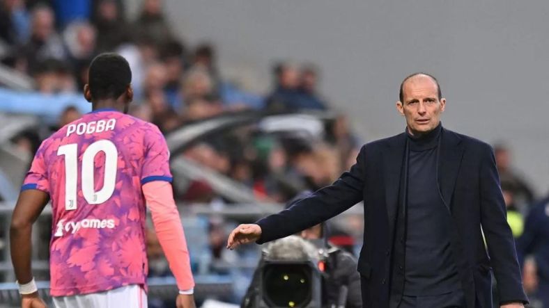 Juventus :  Max Allegri  triste pour Paul Pogba