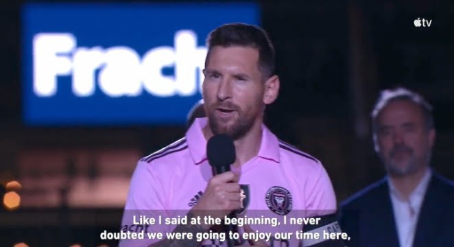 Inter Miami : Messi promet de belles choses pour  2024