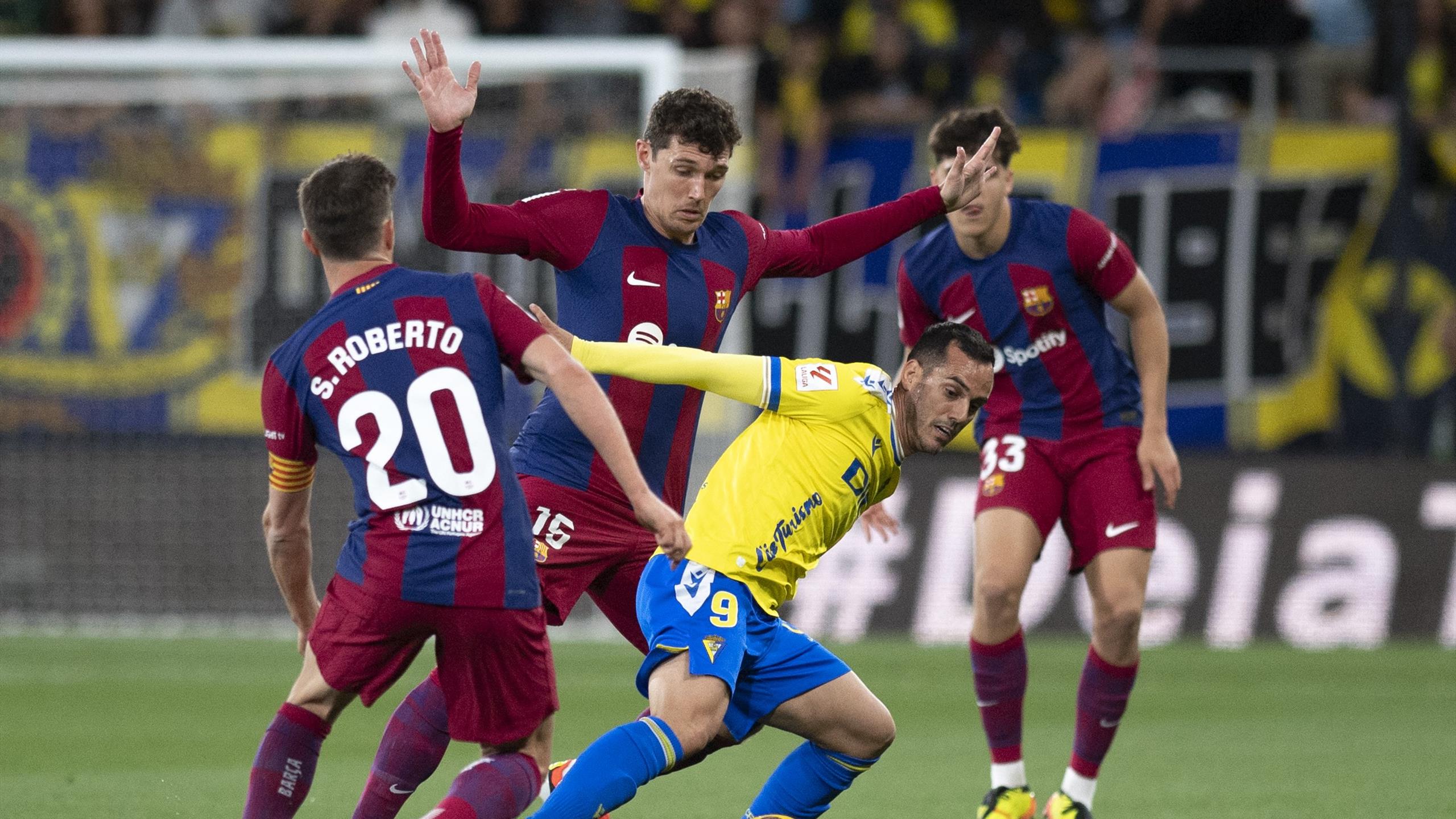 Liga: Un Barça remanié s’impose à Cadix