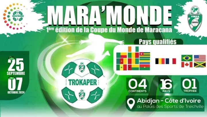 La Côte d’Ivoire accueille la première Coupe du monde de Maracana