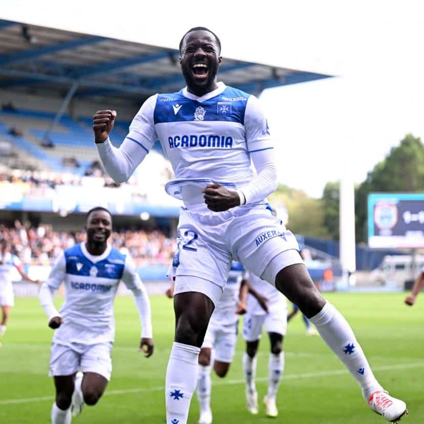 Ligue 1 : Un joueur ghanéen marque pour l’AJ Auxerre