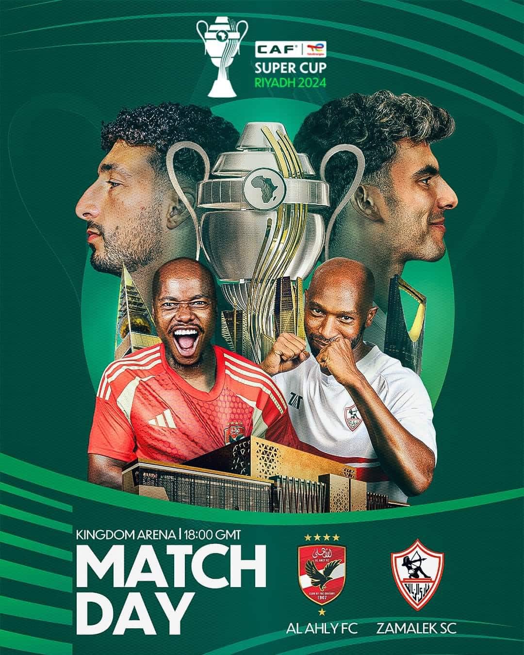 Un derby égyptien en Arabie Saoudite pour la Supercoupe d’Afrique