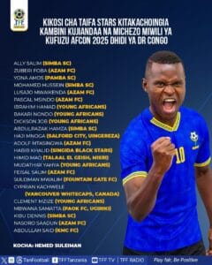 CAN 2025 : Tanzanie prête à détrôner la RD Congo