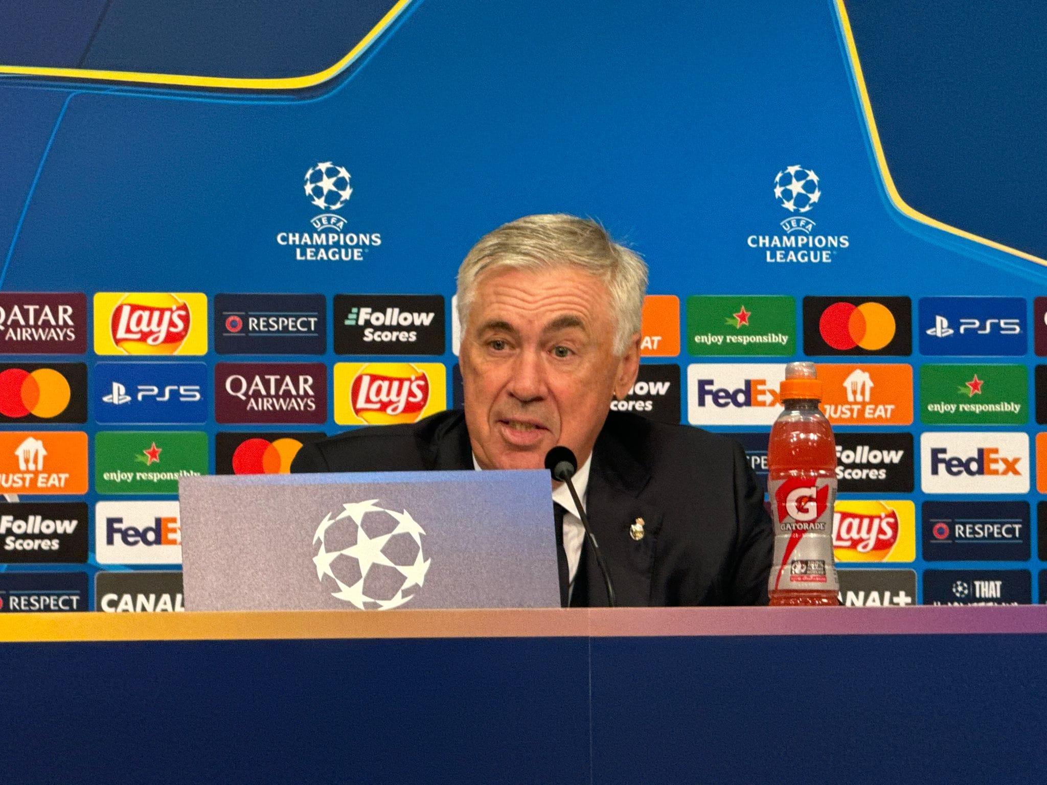 Carlo Ancelotti réagit après une surprise inattendue face à Lille en Ligue des champions