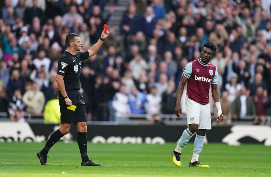 Les montagnes russes de Mohammed Kudus : un but puis l’expulsion contre Tottenham…