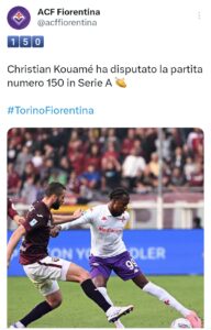 Christian Kouamé atteint un cap impressionnant avec la Fiorentina