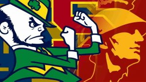 Enigma du match USC vs Notre Dame dans Piège de Cristal...