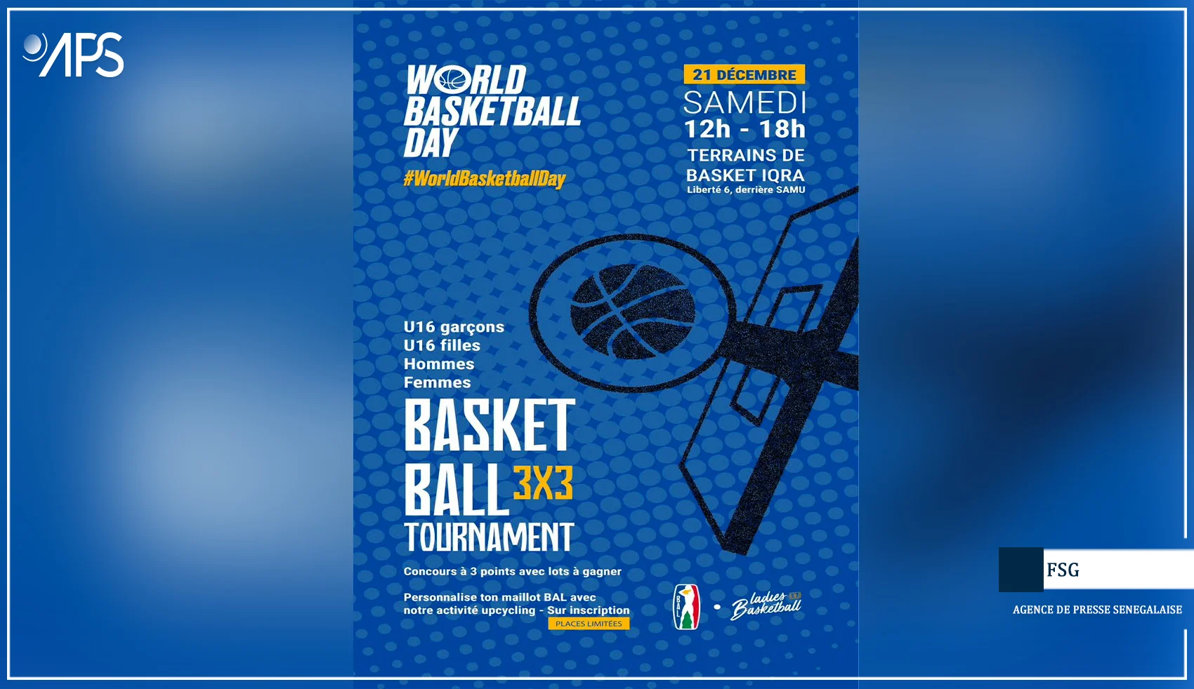 Sénégal : Célébration de la Journée mondiale du basket-ball à Dakar