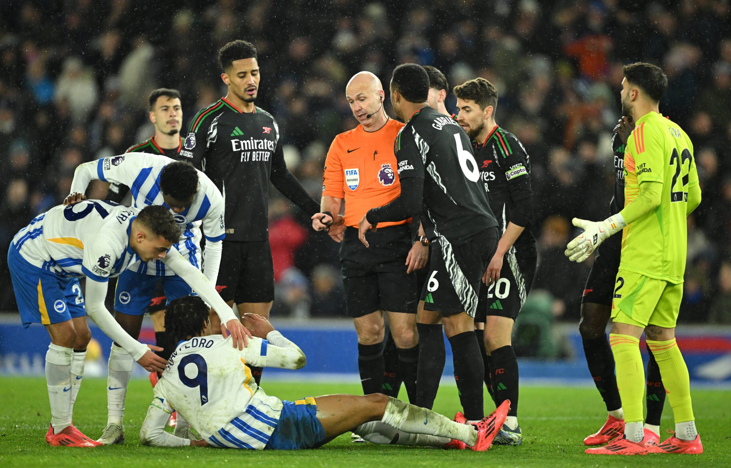 Angleterre : Arteta perplexe après un penalty controversé lors du match contre Brighton