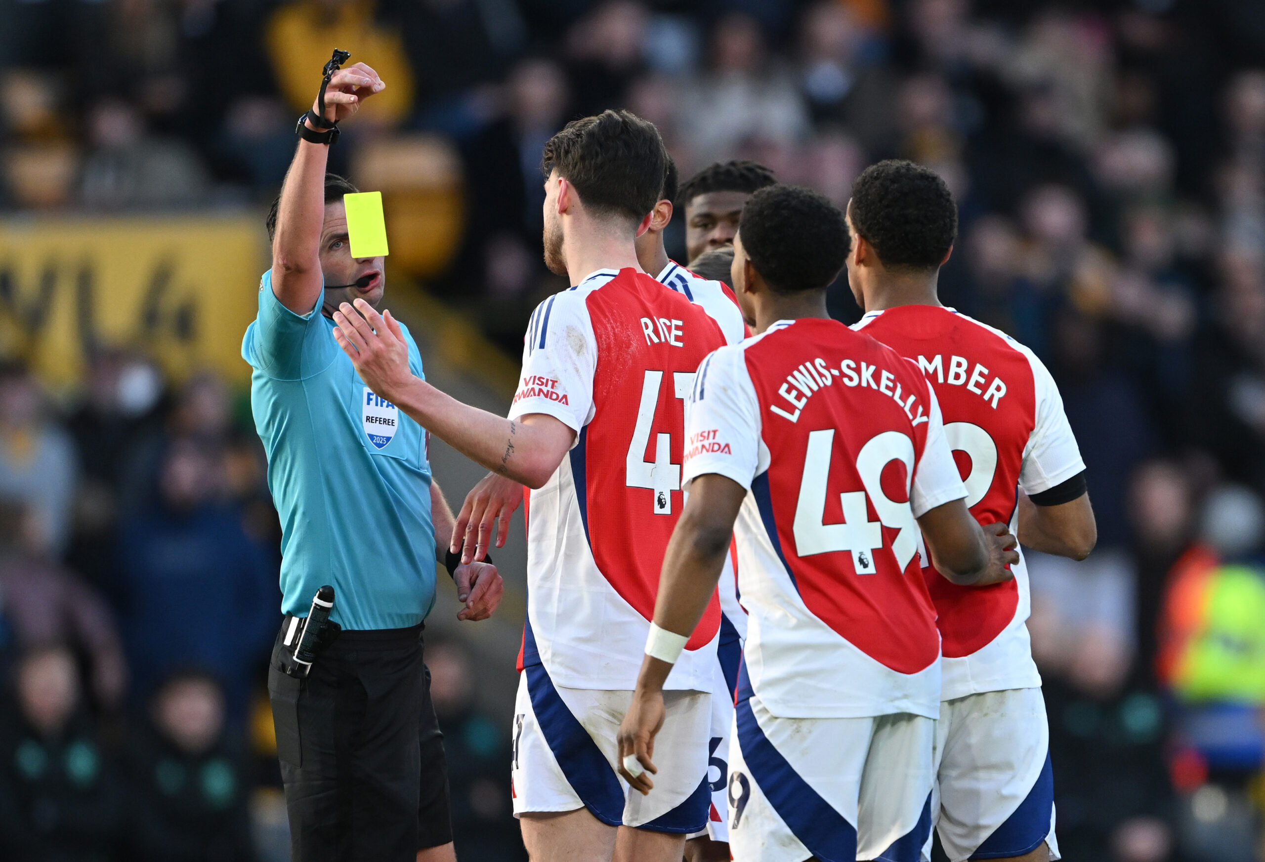 Arsenal sanctionné par la FA pour comportement inapproprié envers l’arbitre
