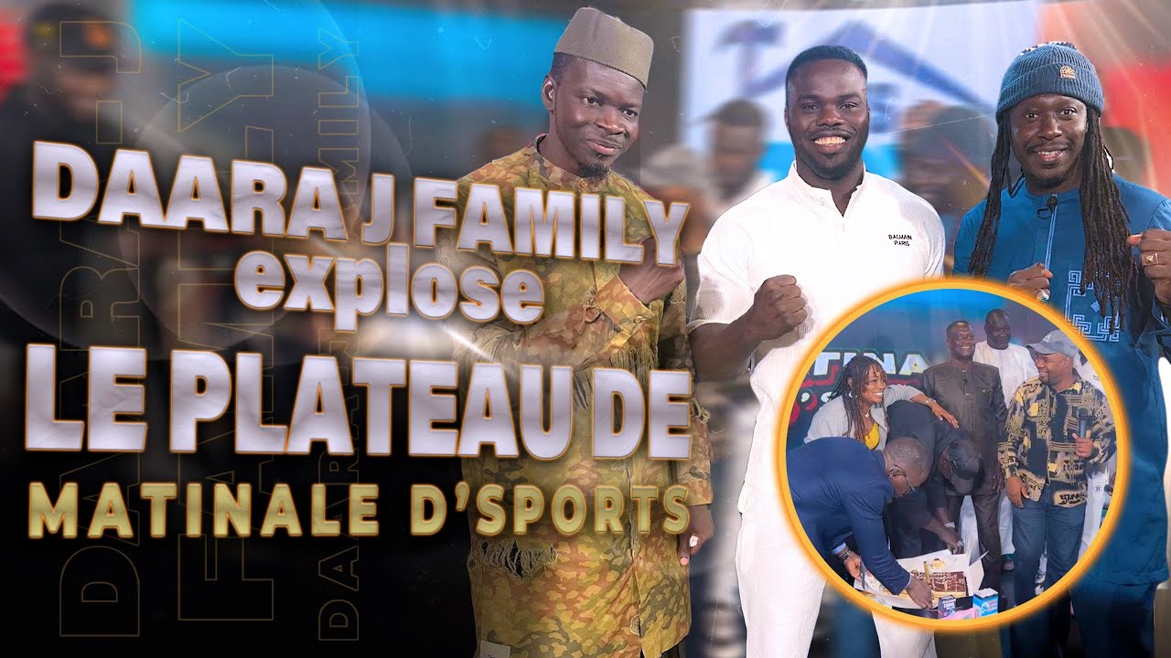 Les rappeurs de Daara J Family sèment l’euphorie sur le plateau de ‘Matinale D’Sports’ au Sénégal