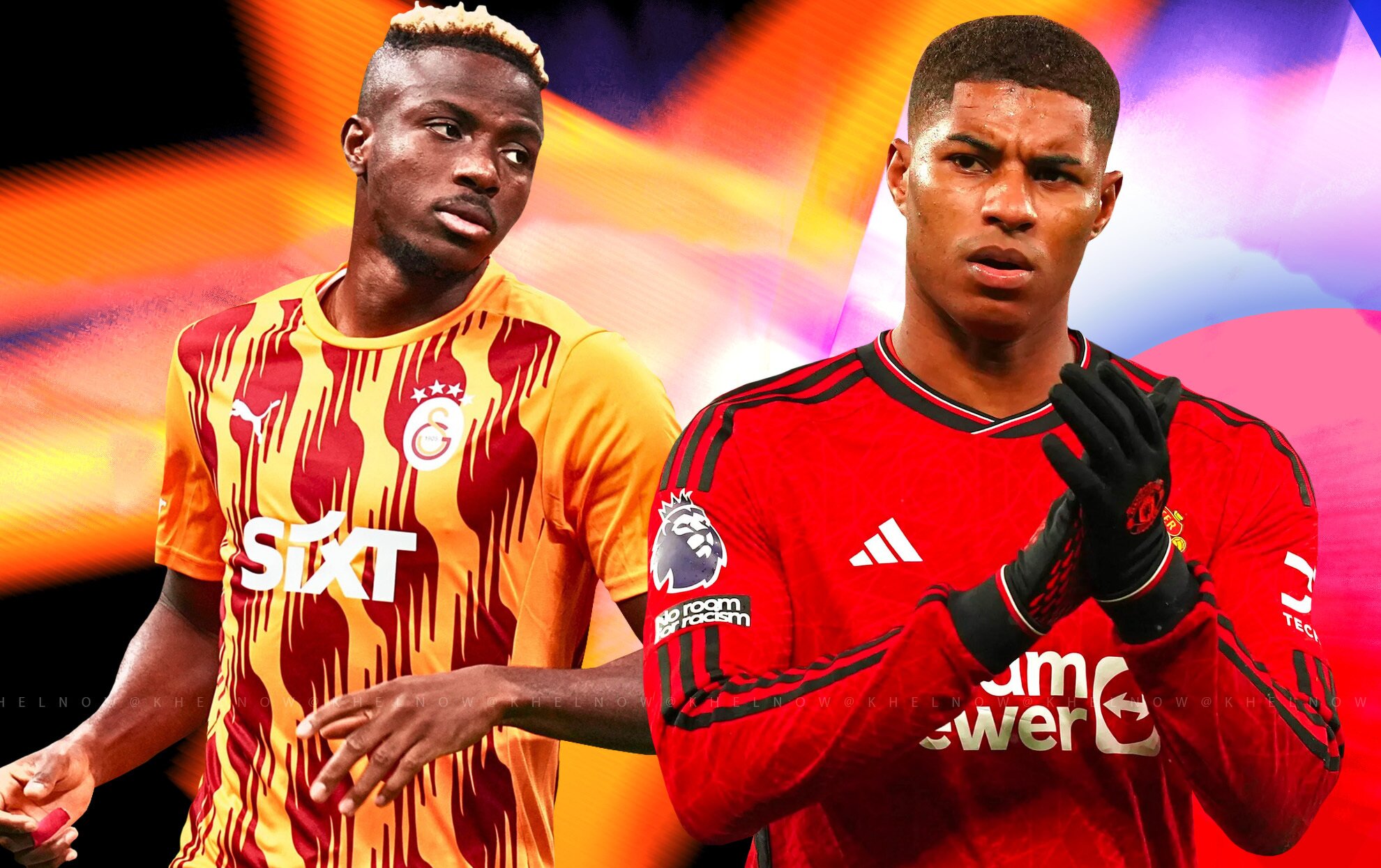 Manchester United prêt à échanger Rashford contre Osimhen