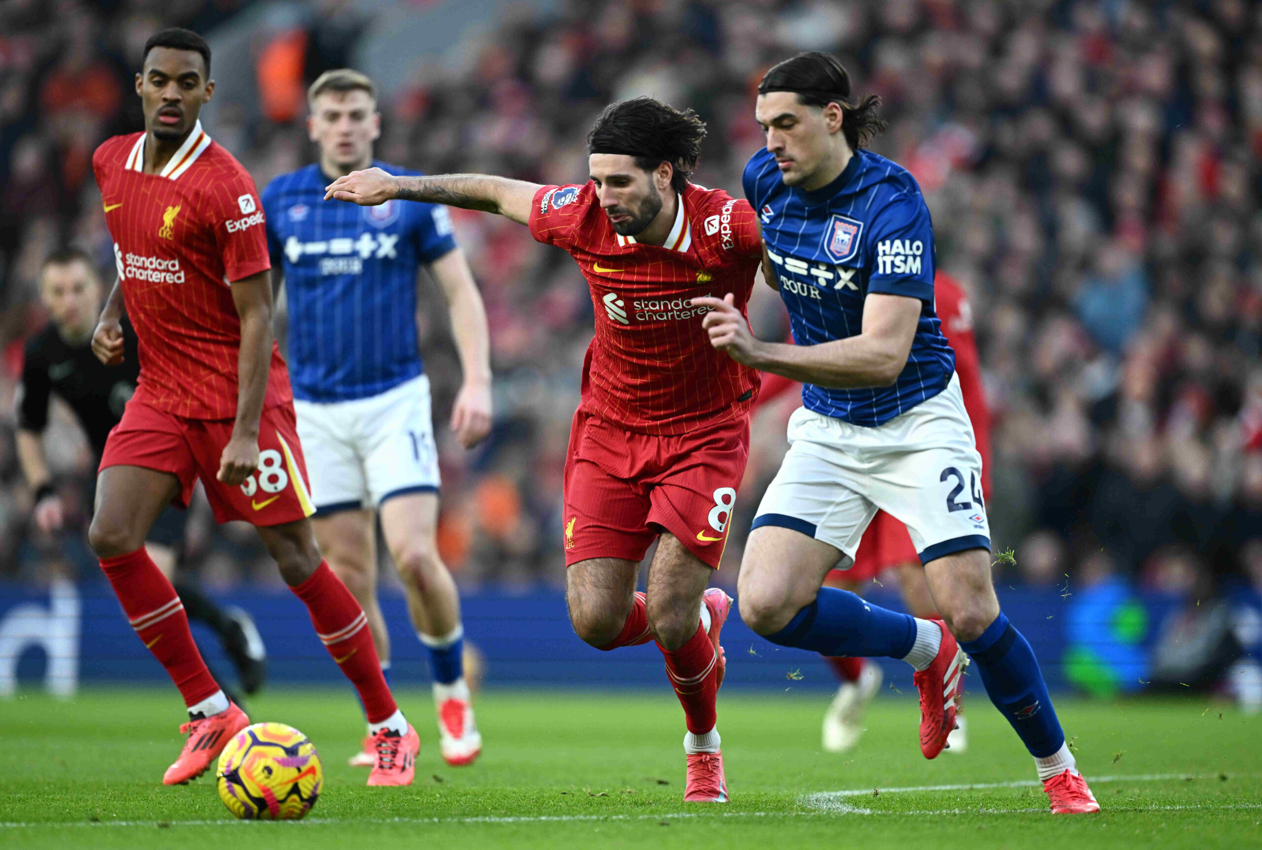 Victoire éclatante de Liverpool contre Ipswich en Premier League