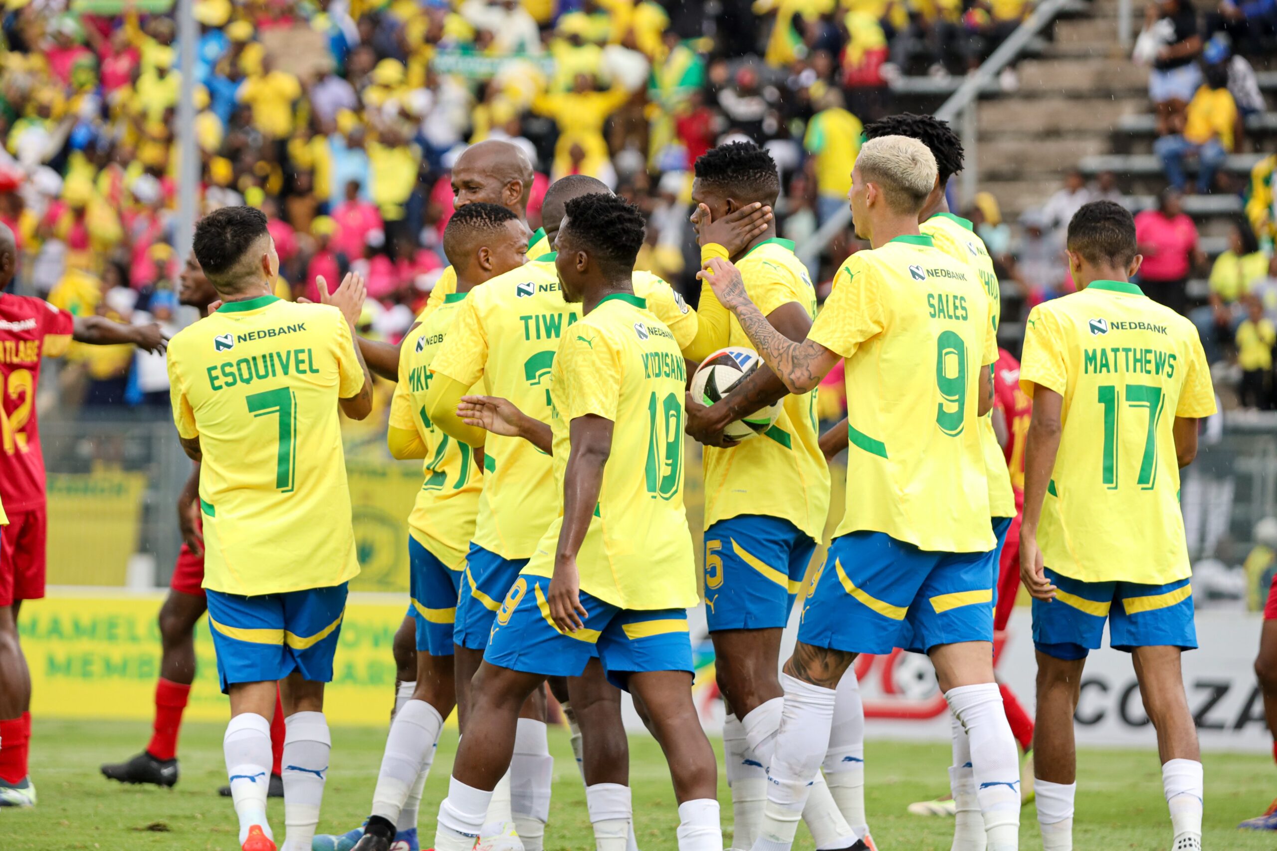 Afrique du Sud : Mamelodi Sundowns écrase TS Galaxy 4-1 pour prendre sa revanche