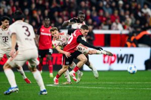 Allemagne : Nathan Tella exprime sa frustration après le nul de Leverkusen contre le Bayern