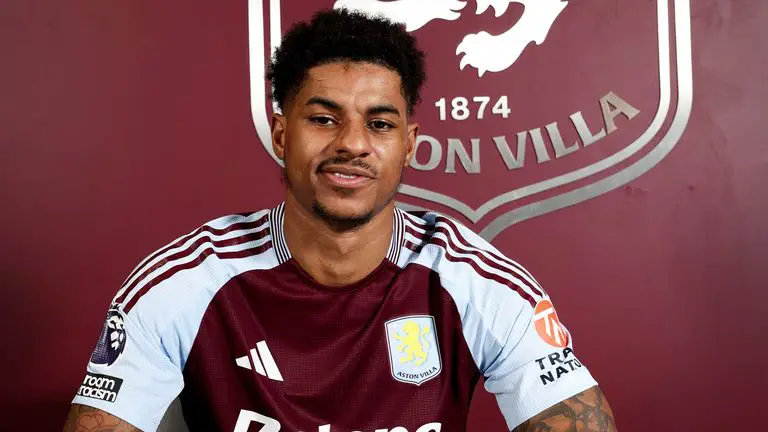 Angleterre : Marcus Rashford évoque son nouveau défi à Aston Villa en Ligue des Champions