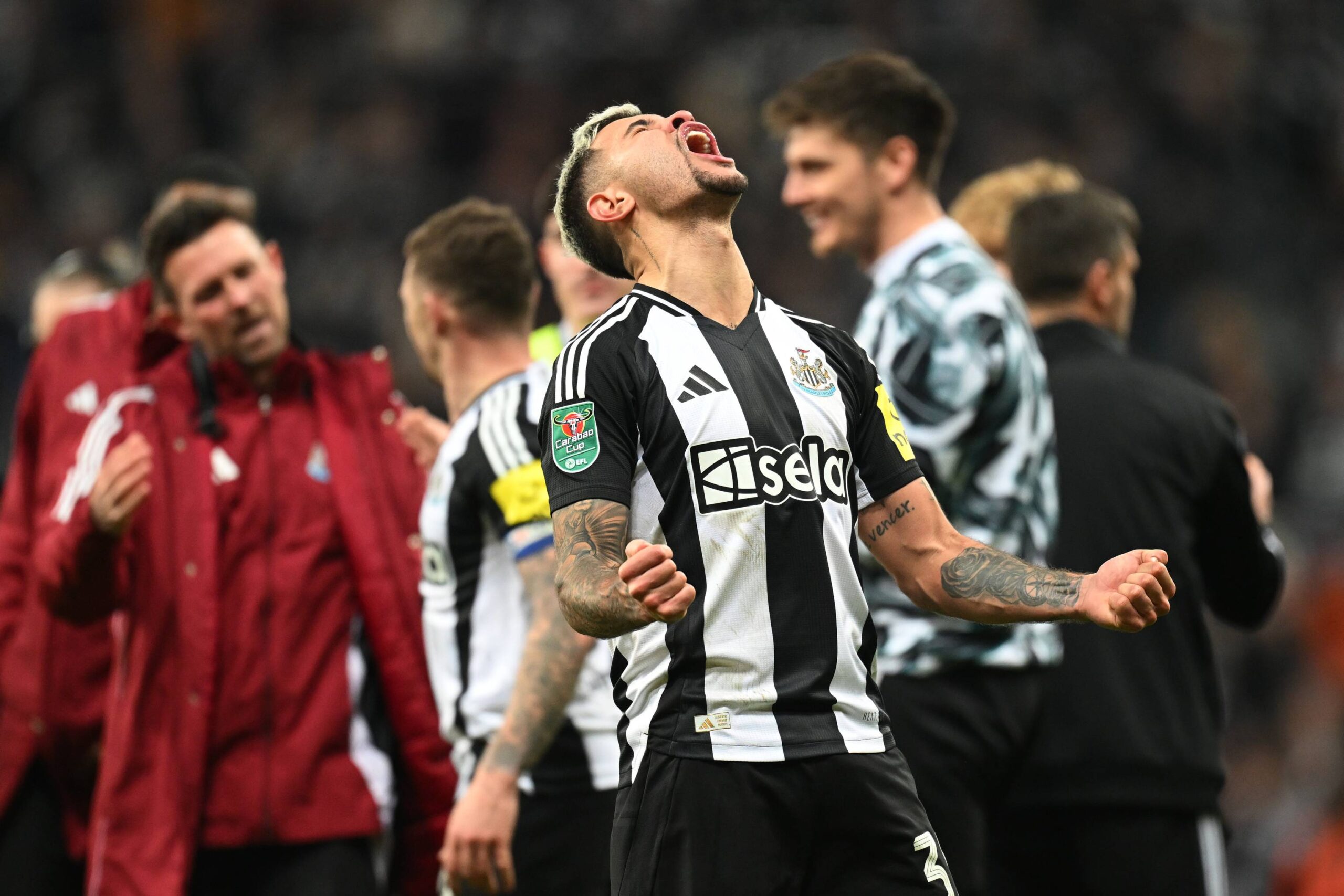 Bruno Guimaraes loue ses coéquipiers après la qualification en finale de la Carabao Cup