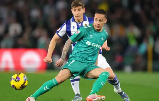 Espagne : Antony brille à nouveau avec le Real Betis en Liga