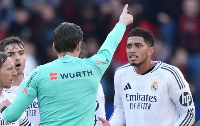 Espagne : Jude Bellingham risque une longue suspension après un carton rouge controversé contre Osasuna