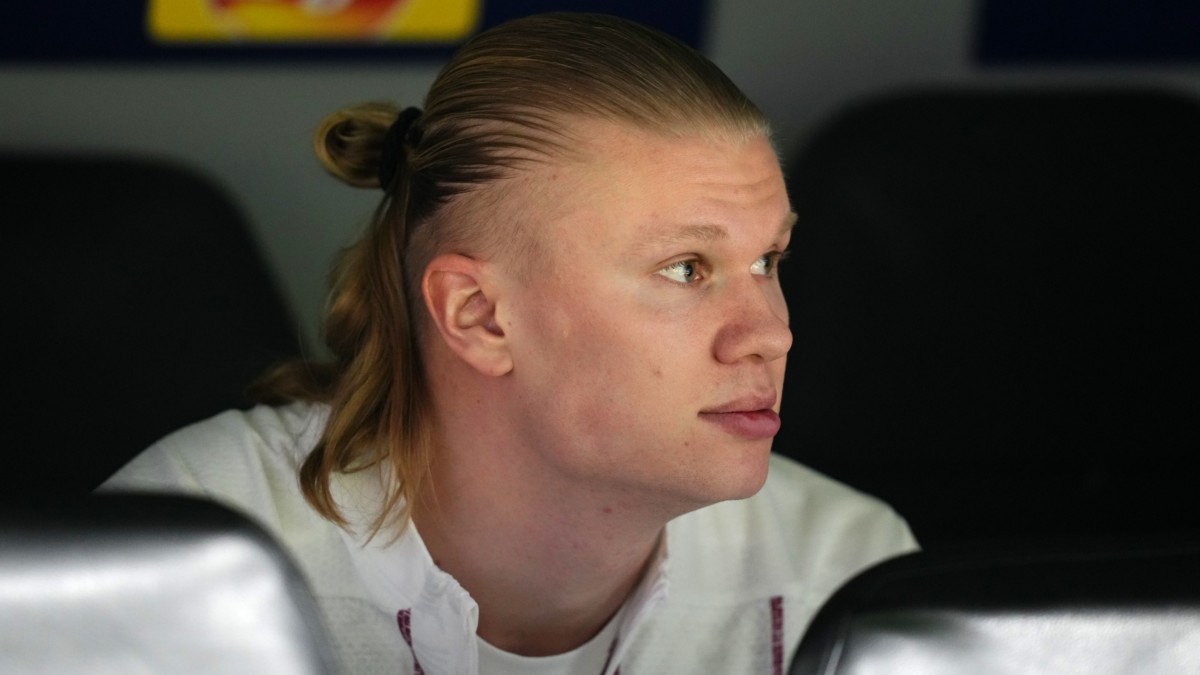 Le Norvégien Erling Haaland en course contre la montre pour affronter Liverpool