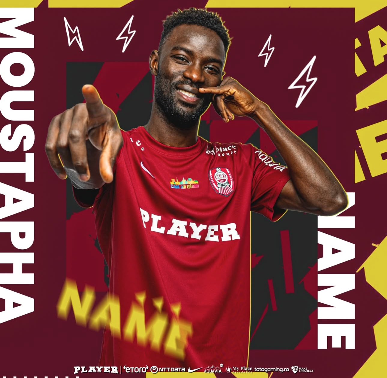 Le Sénégalais Moustapha Name signe au CFR Cluj en Roumanie