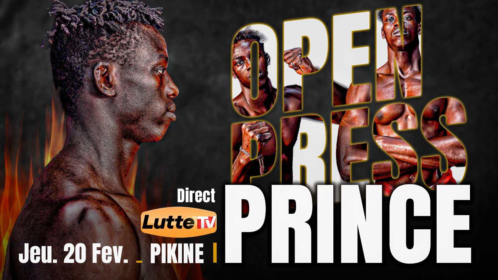 Prince de Pikine annonce son open press avant un grand combat au Sénégal