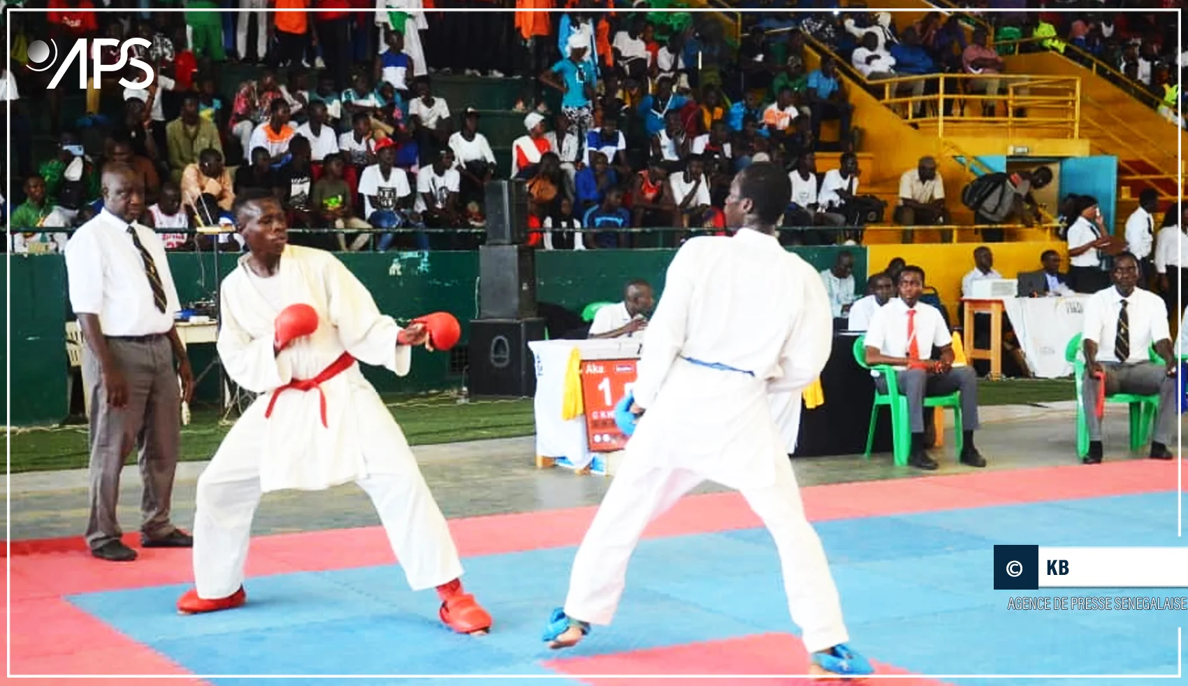 Sénégal : Compétition de la Coupe de karaté pour jeunes au stadium Amadou Barry